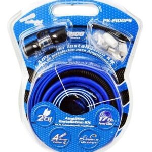 Kit Instalación Cable 4 Sonido Planta 2100w Audiopipe