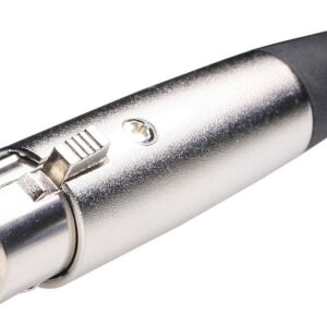 Conector Xlr Canon Hembra 3 Pines Plastico/metal