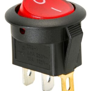 Micro Switch Interruptor Redondo On/off Led 3pin