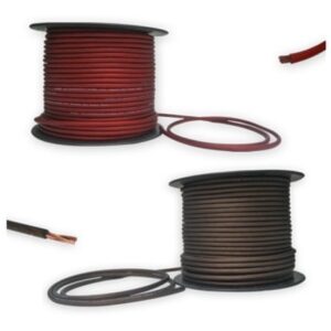 Cable #8 Rojo Para Sonido Plantas Carro