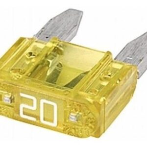 Fusible Automotriz 20 Amp Muela Pequeña 10 Unidades