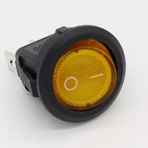 Micro Switch Interruptor Redondo On/off Led 3pin 120v