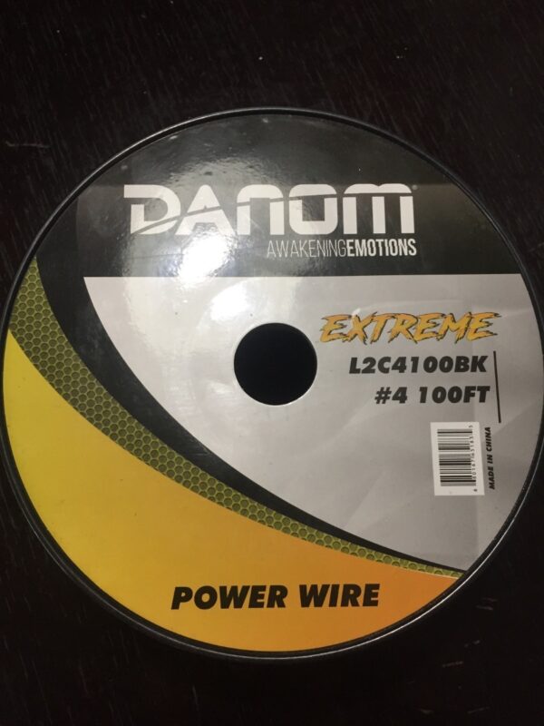 Cable # 4 Negro Para Sonido Plantas Carro - Image 3