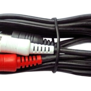 Cable De Audio Rca A 1/4 6.3mm Techman 1.8 Metros