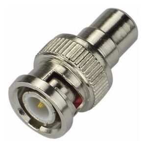 Conectores Bnc Macho A Rca Hembra Adaptador 2 Unidades