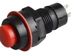 Mini Switch Interruptor On/off Redondo Rojo