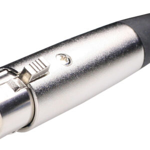 Conector Xlr Canon Hembra 3 Pines Metal/plástico