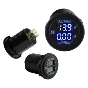 Medidor De Voltaje/amperios Digital Usb 12v/24v Carro Moto