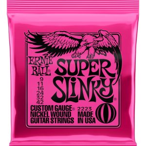 Cuerdas Para Guitarra Eléctrica 6 Cuerdas Ernie Ball 9-42