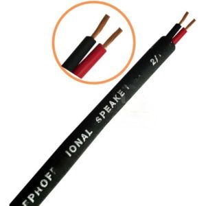 Cable 2x16 Engomado Para Sonido Profesional 2 Metros