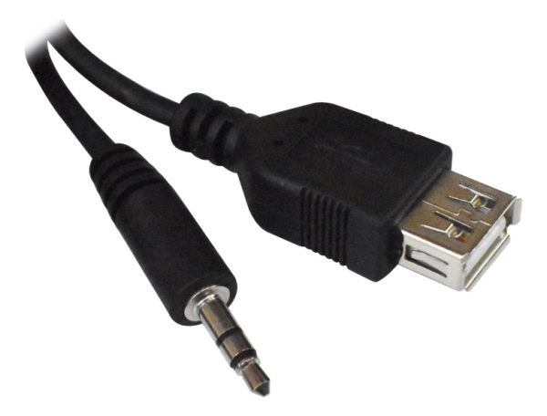 Adaptador Cable Usb Hembra Tipo (a) A Plug 3.5mm