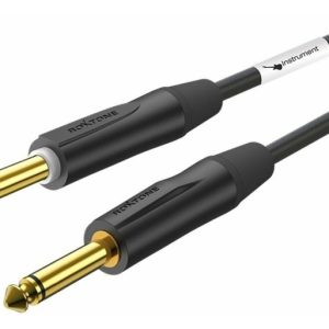 Cable Para Instrumento Plug 1/4 6.3mm 6 Metros Roxtone Gold